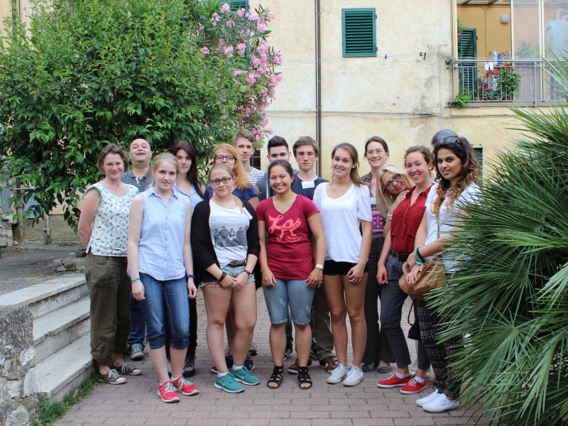 Group photo EUSTORY History Camp "Tuscany 1944 / 2014" | Photo: Katja Fausser