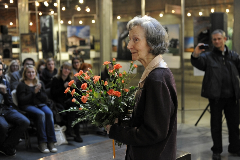 The Holocaust survivor Zofia Posmysz | Photo: DBT/ von Saldern