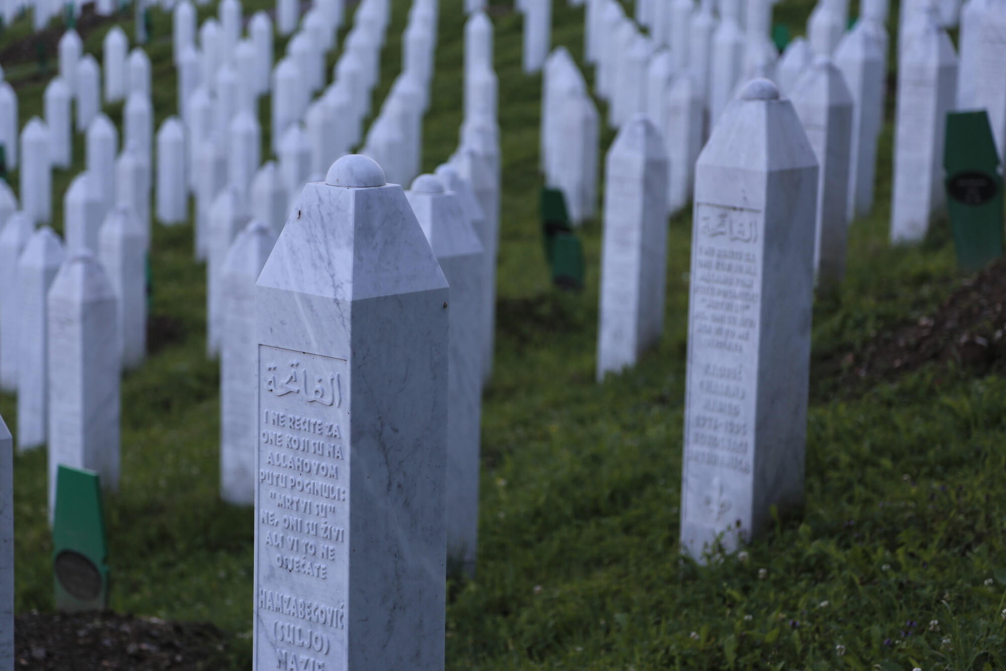The Srebrenica-Potočari Memorial and Cemetery for the victims of the 1995 genocide.