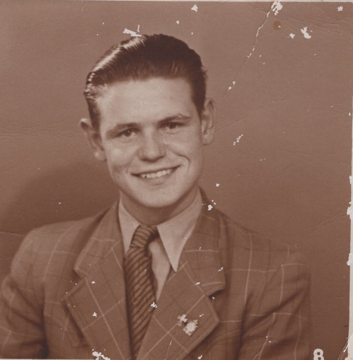 Young man in suit