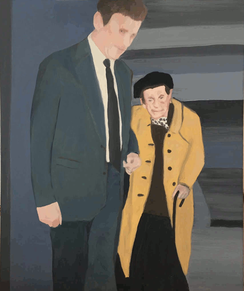 A painting of Andres and his mother Olga in the early 1990s by Diane Rosenblum (Andres’s daughter).