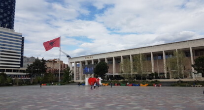 Experiencing Albania's past: The Skanderbeg square in Tirana